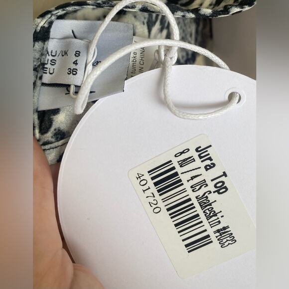 Princess Polly | Women's Faux Snakeskin Sleeveless Backless Jura Top | 4 - Picture 3 of 3